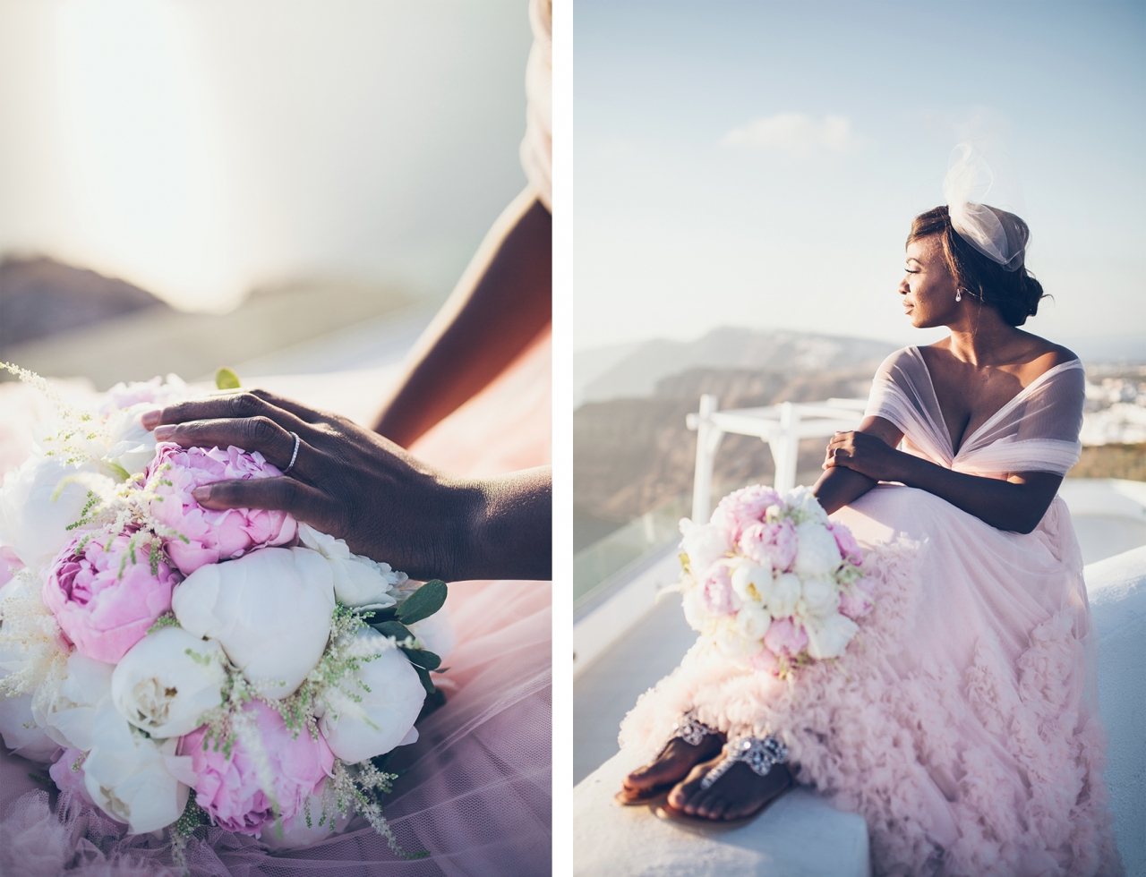 Nigerian Wedding Ceremony in Santorini - Le Ciel Wedding Event Venue